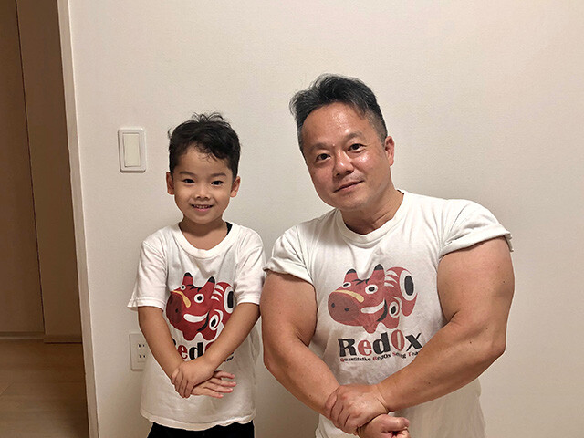 Dr. MaCHO with Son