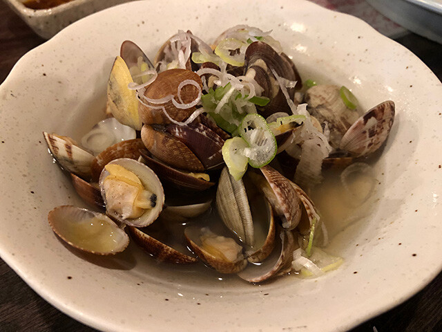 Sake Steamed Asari Clams