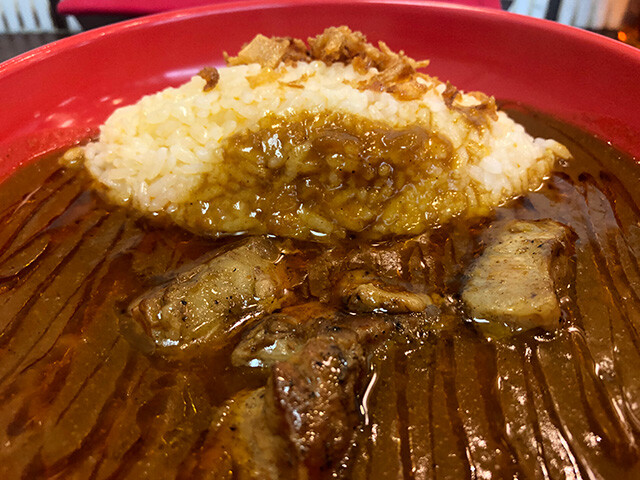 Beef Curry with Hot Oil