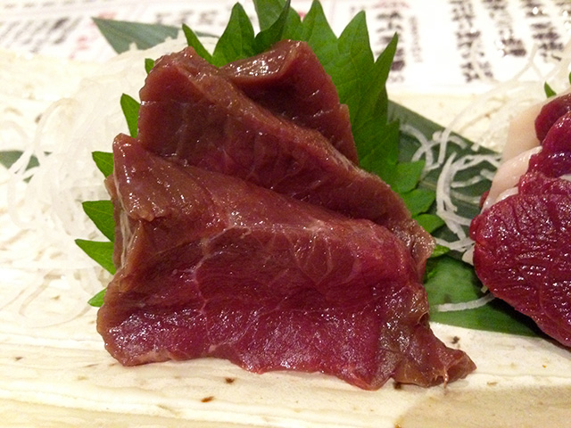 Horse Meat Sashimi