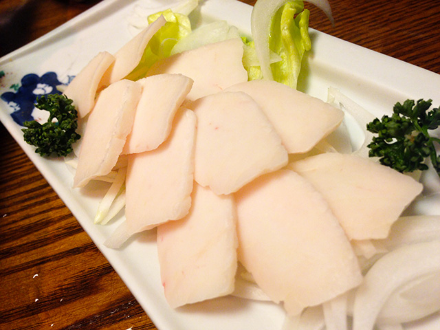 Horse Neck Meat Sashimi