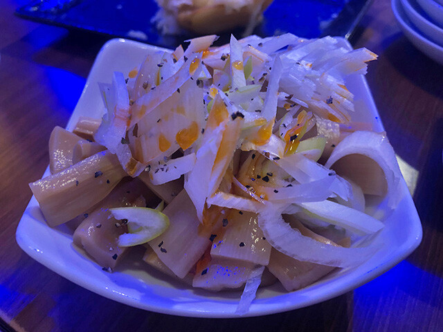 Seasoned Bamboo Shoots with Green Onion