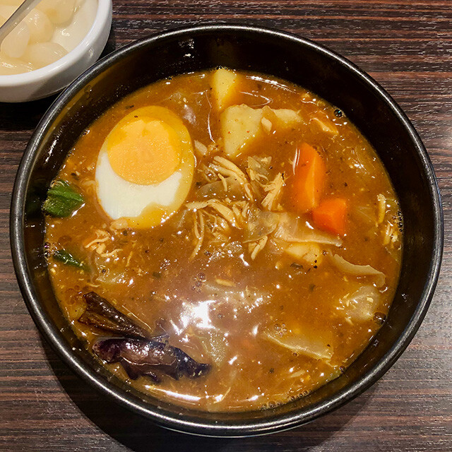 Soup Curry with Stewed Chicken