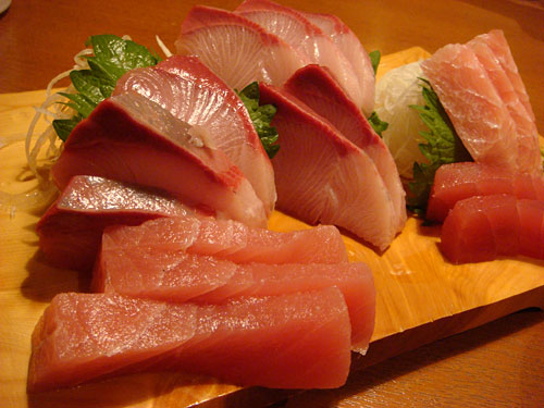 Tuna and Yellow Tail Sashimi