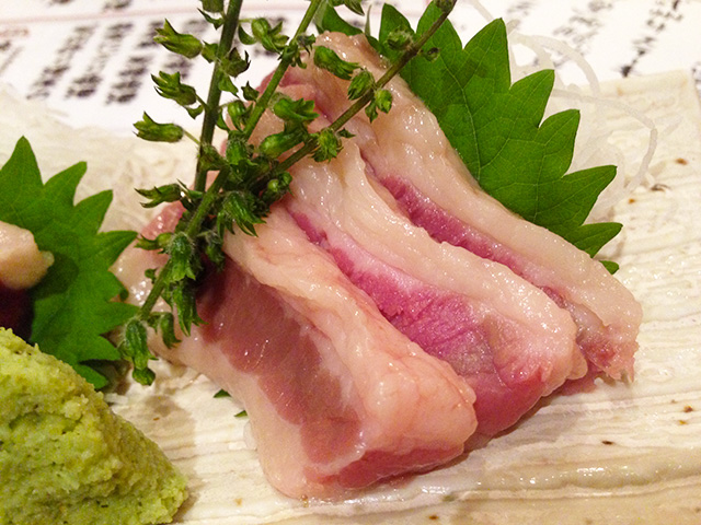 Horse Meat Sashimi