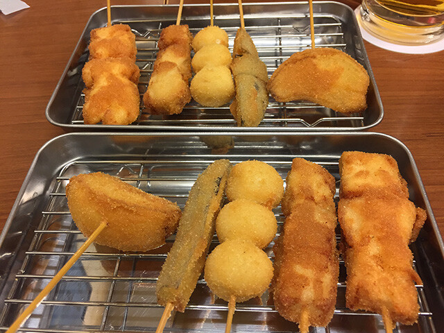 Assorted Kushikatsu