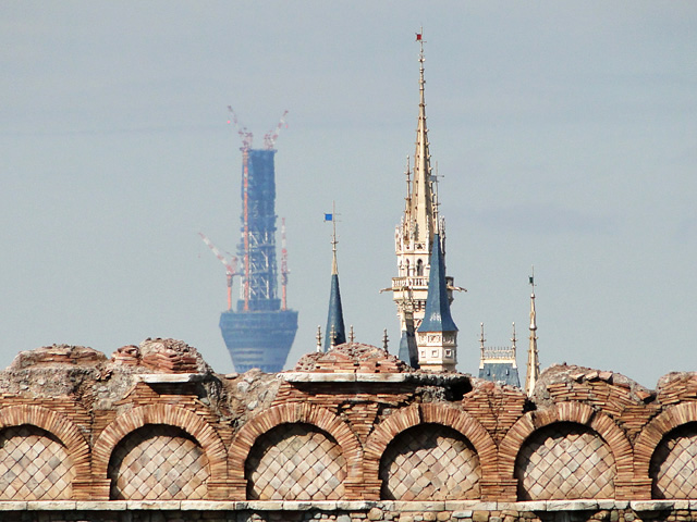 TOKYO SKY TREE and Cinderella Castle