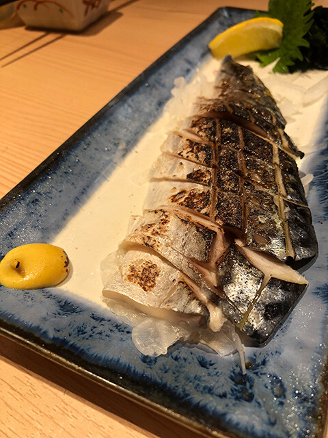 Seared Vinegared Mackerel
