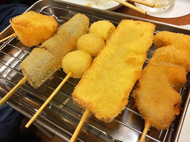 Deep-Fried Skewers