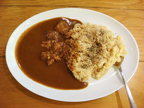 Beef Curry with Sprouted Brown Rice