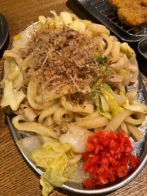 Grilled Udon Noodles