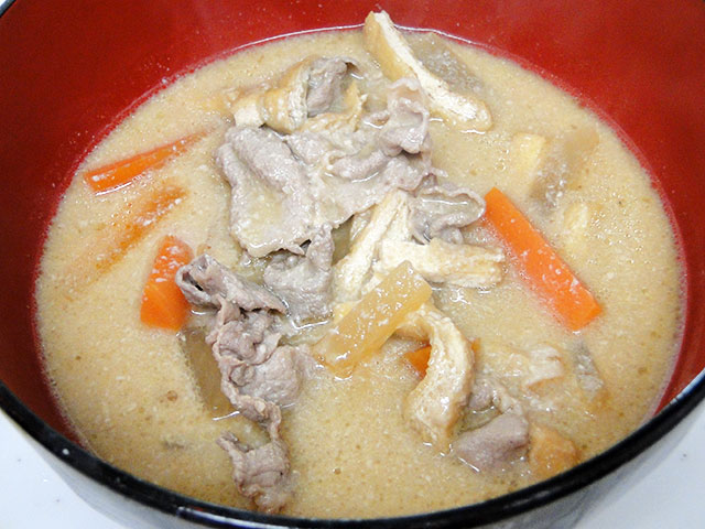 Pork Sake Lees Soup
