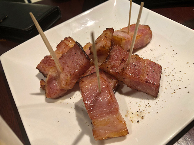 Fried Thick Bacon