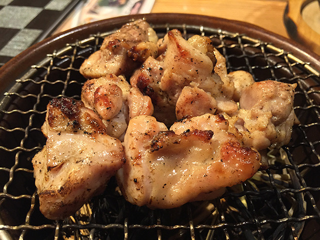Broiled Chicken over Straw