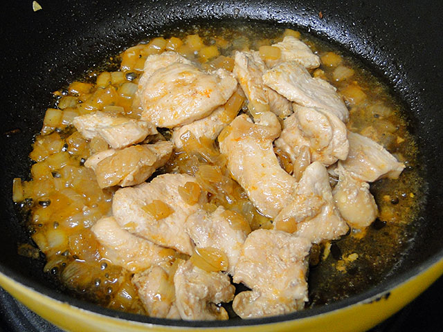 Grilled Chicken with Onion