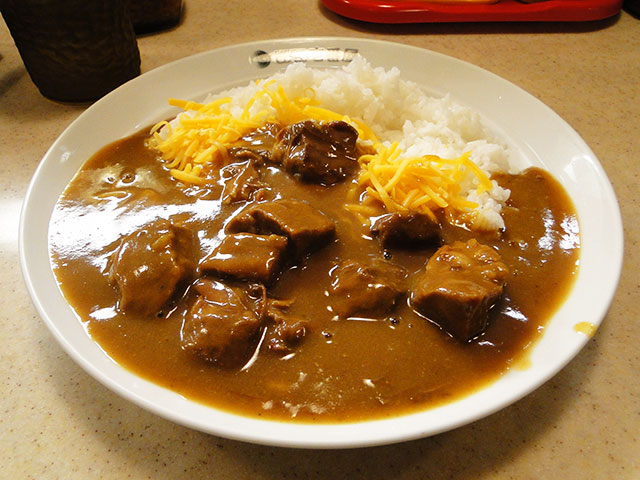 Beef Curry with Cheese