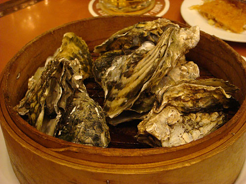 Steamed Oysters