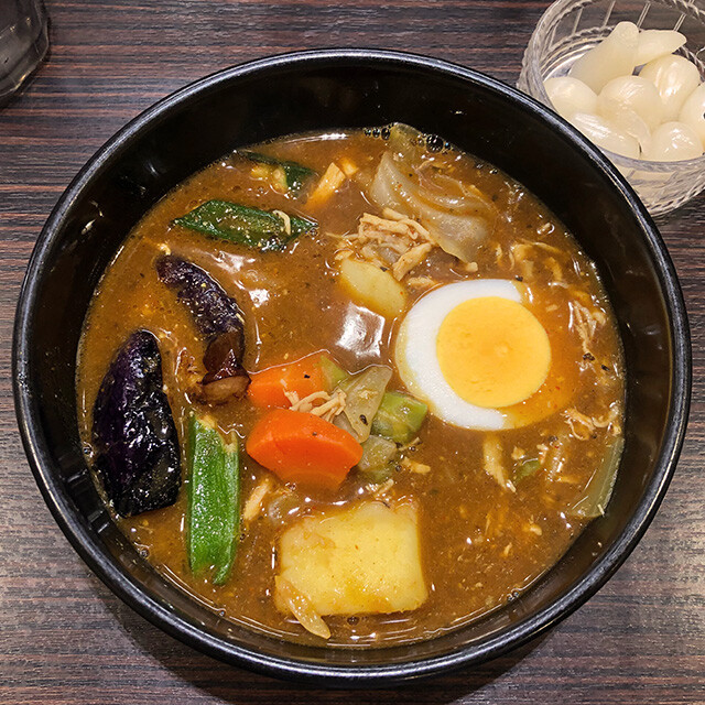 Soup Curry with Stewed Chicken