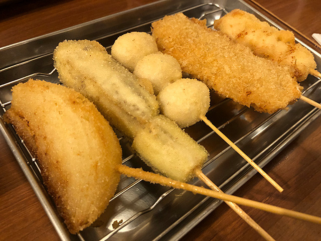 Assorted Kushikatsu