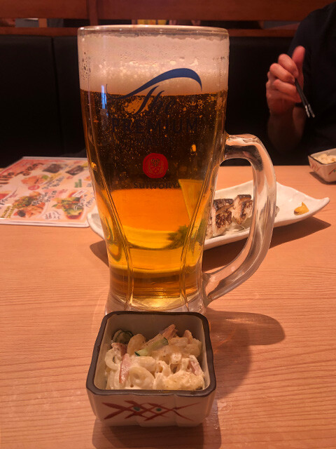 Draft Beer and Appetizer