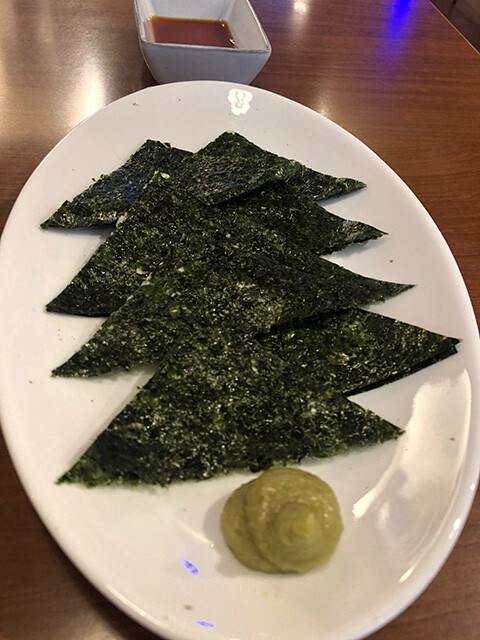 Cheese Sandwich with Seaweed