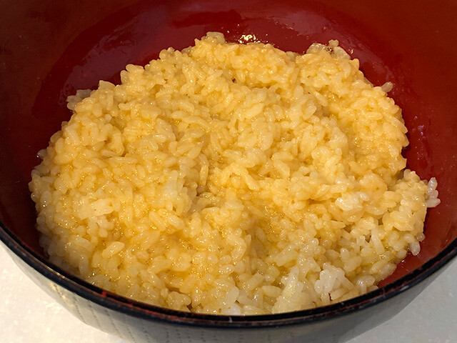 Raw Egg on Rice