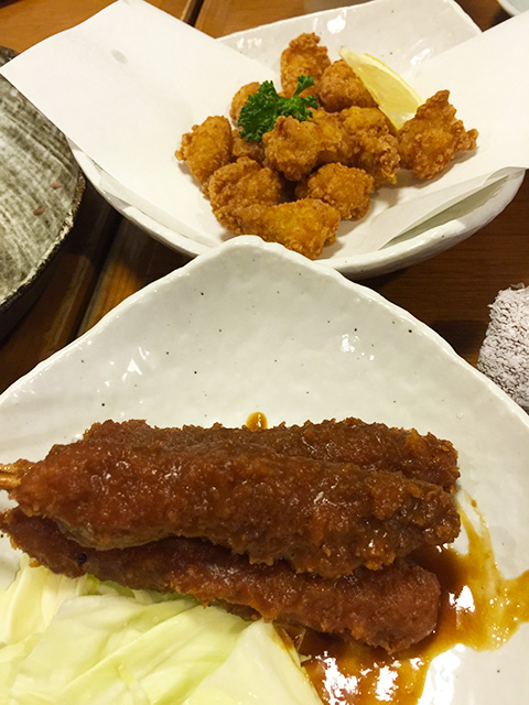 Fried Pork and Fried Chicken Gristle