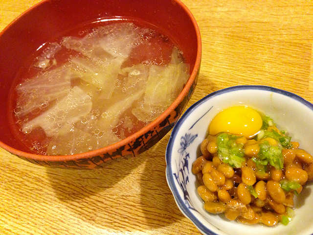 Soup and Natto