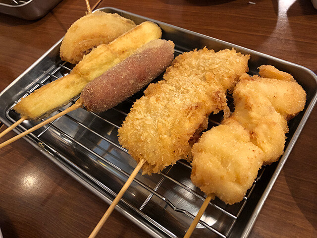 Assorted Kushikatsu