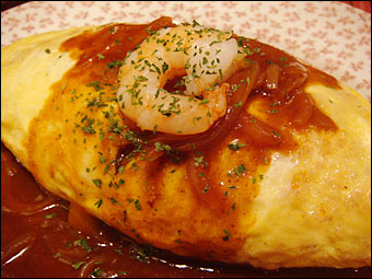 Omelet Containing Fried Rice