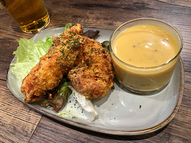 Beer Chicken with Honey Mustard Sauce