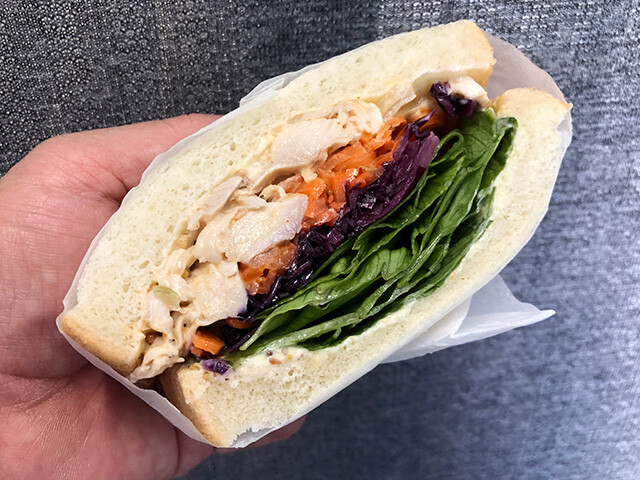 Chicken and Vegetable Sandwich
