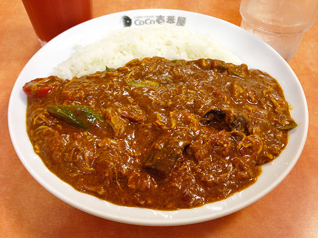 Chicken and Summer Vegetables Curry with Stewed Chicken