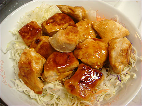 Teriyaki Chicken with Shredded Cabbage