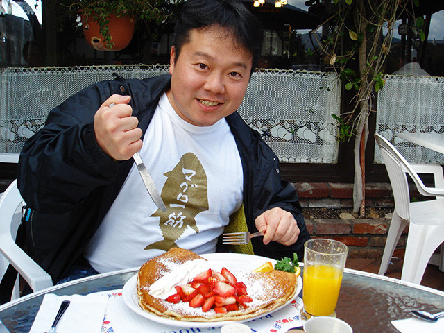 Dr. MaCHO with Pancake