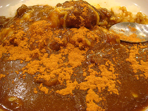 Beef Curry with Hamburger and Cheese