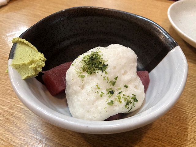 Tuna Sashimi with Grated Yam