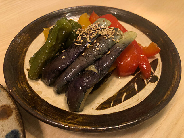 Deep-Rried Eggplant in Japanese Broth