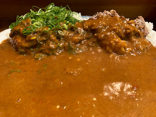 GREEN ONION&BEEF CURRY