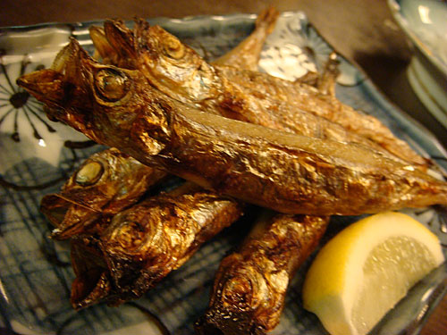 Grilled Shishamo Smelt