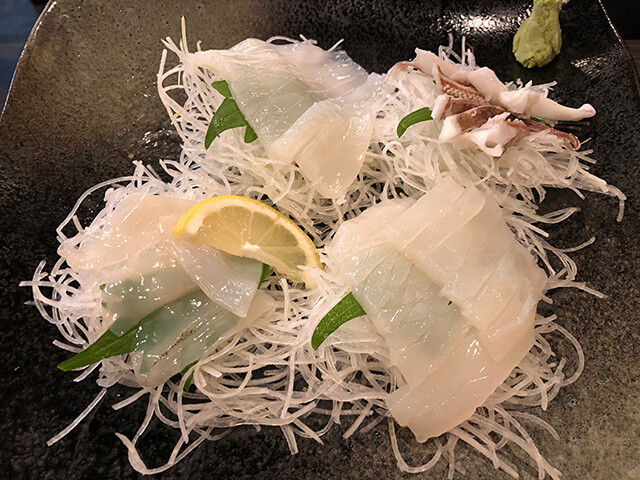 Squid Sashimi