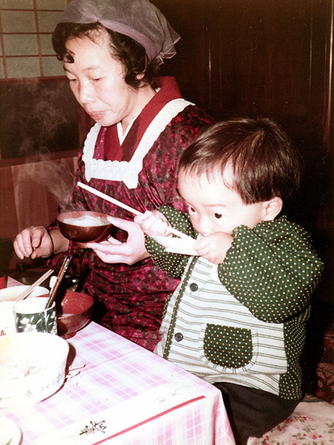 Baby MaCHO with His Mother