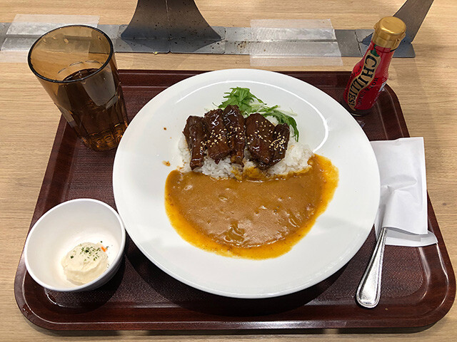 Pork Curry with Grilled Beef Skirt Steak