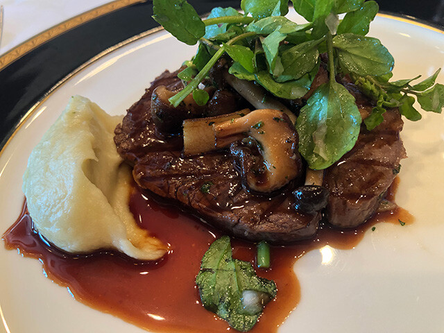 Grilled Beef Fillet, Red Wine Sauce