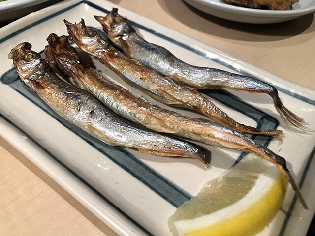 Grilled Shishamo Smelts