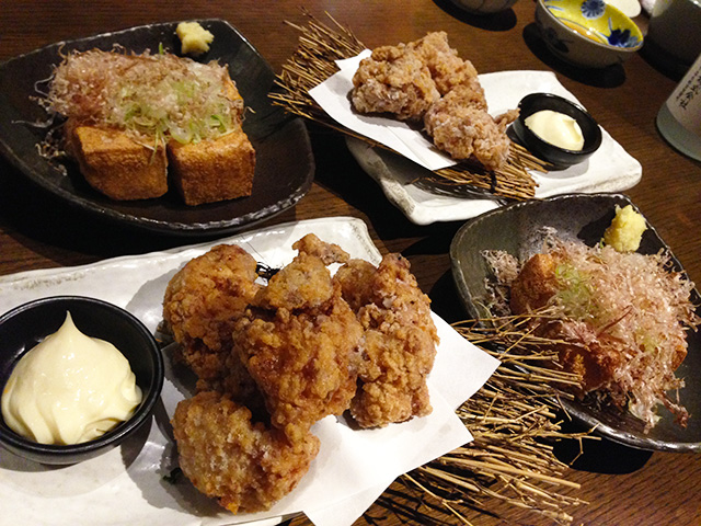 Deep-Fried Chicken and Tofu