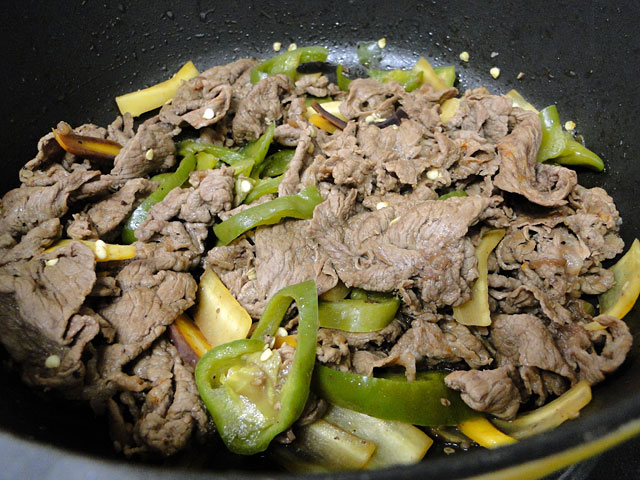 Sauteed Beef with Vegetables