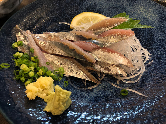 Pacific Saury Sashimi