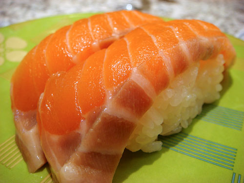 Aurora Salmon Nigiri Sushi