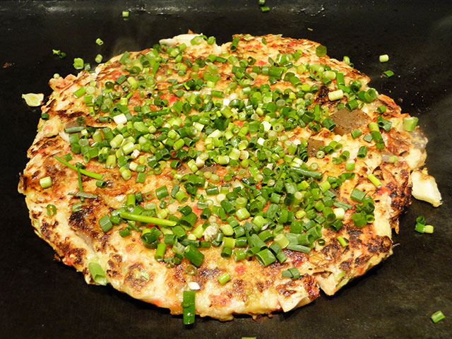 Green Onion Pancake with Beef Sinew